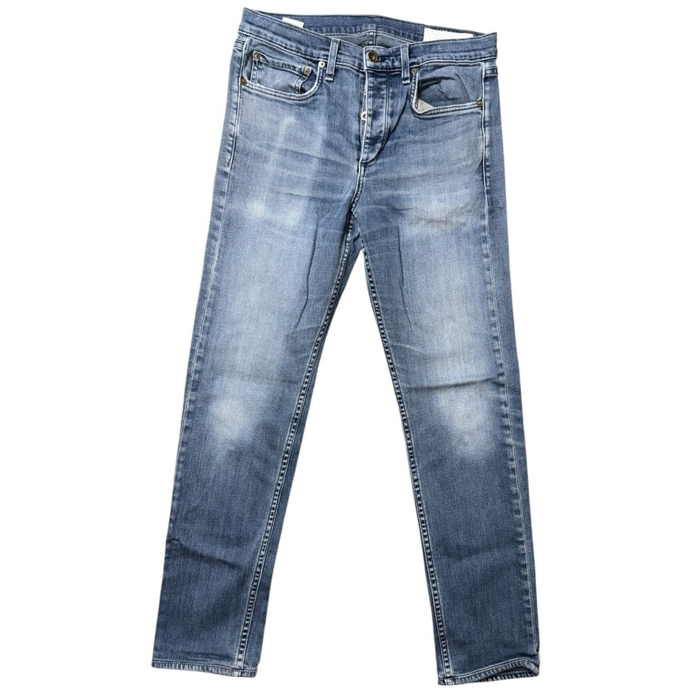 rag & bone Slim Men's Jeans - Light Blue Wash